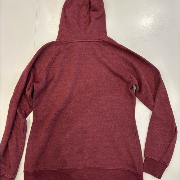 The North Face Maroon Women's Hoodie size small mint condition - Picture 8 of 9